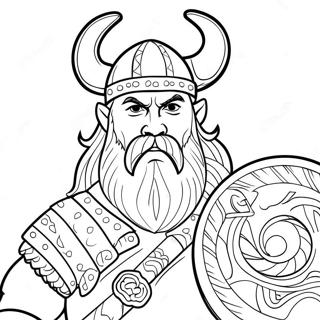 Viking Coloring Page 6546-5330