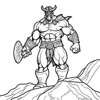 Dark Titan Coloring Page 65473-52471