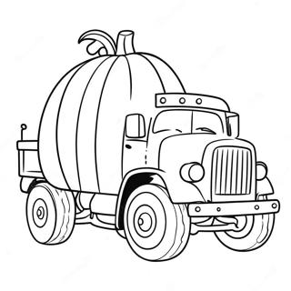 Pumpkin Truck Coloring Page 65483-52475