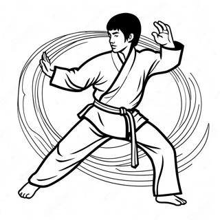 Taekwondo Coloring Page 65493-52490