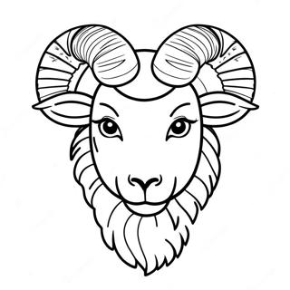 Ram Coloring Pages