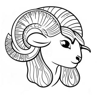 Ram Coloring Page 65503-52494