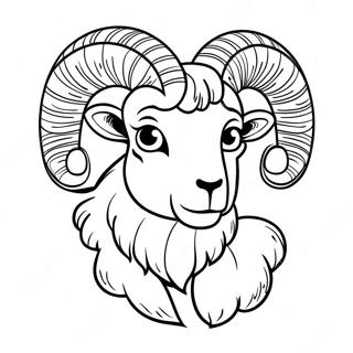 Ram Coloring Page 65503-52496