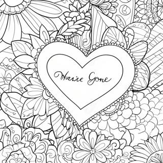 Romantic Love Quotes Coloring Pages