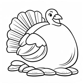 Build Your Own Turkey Coloring Page 65553-52535