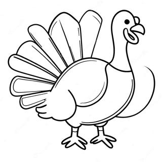 Build Your Own Turkey Coloring Page 65553-52536