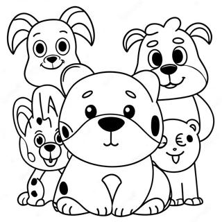 Pajanimals Coloring Page 65563-52539