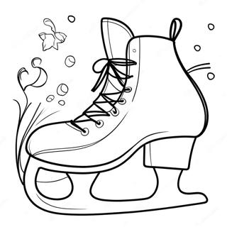 Ice Skating Coloring Pages