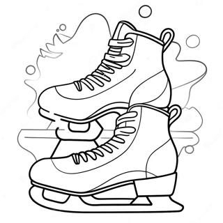 Ice Skating Coloring Page 6556-5335