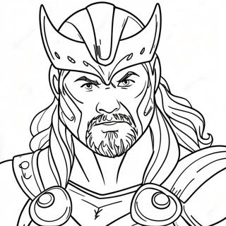 Thor Love And Thunder Coloring Page 65573-52550