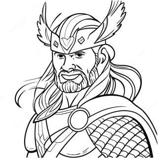 Thor Love And Thunder Coloring Page 65573-52551