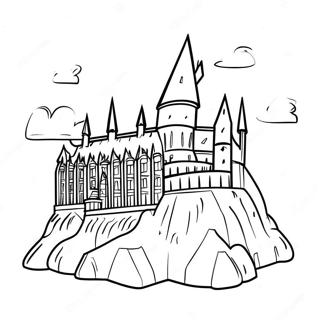 Hogwarts Castle Coloring Page 65604-52577