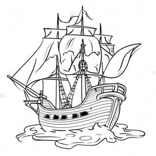 Pirate Ship Adventure Coloring Page 65614-52592