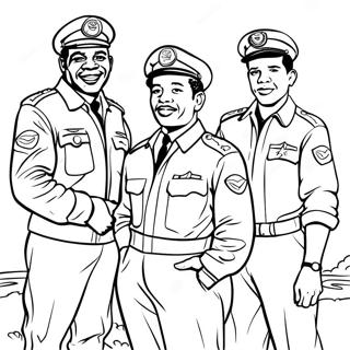 Tuskegee Airmen Coloring Page 65653-52614