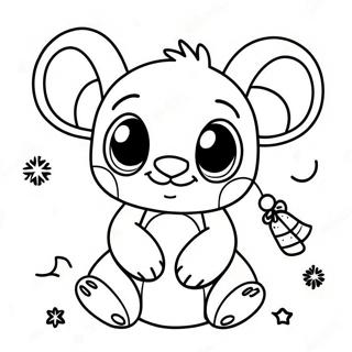 Christmas Stitch Coloring Page 6566-5344