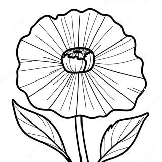 Carnation Flower Coloring Page 65683-52636