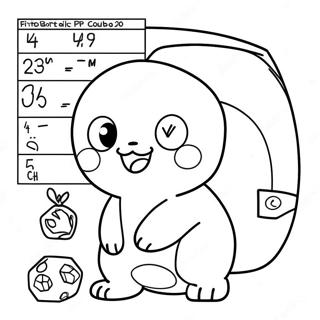 Pokemon Math Coloring Page 65693-52646