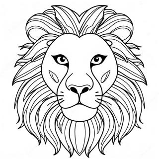 Majestic Lion From Carnival Of The Animals Coloring Page 65704-52654