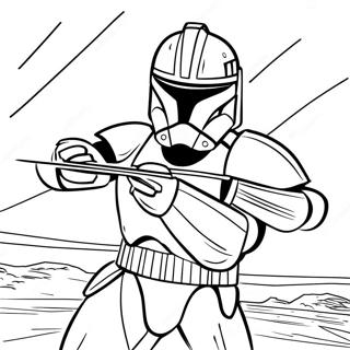 Epic Phase 1 Clone Trooper Battle Coloring Page 65724-52672