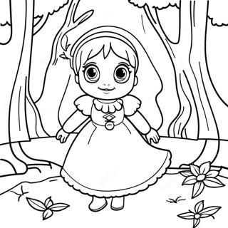 Vidia In A Magical Forest Coloring Page 65734-52674