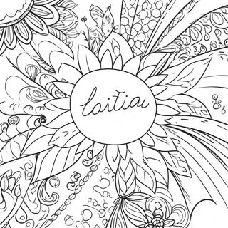 Words Of Encourage Coloring Pages