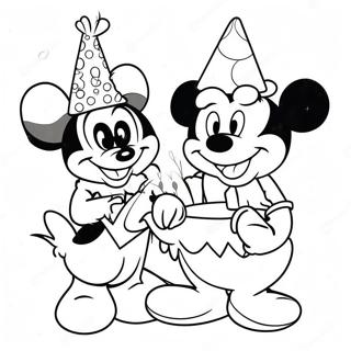 Disney Happy Birthday Coloring Pages