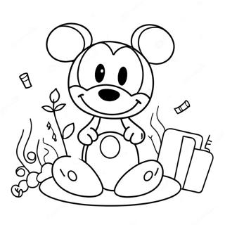 Disney Happy Birthday Coloring Page 65763-52702