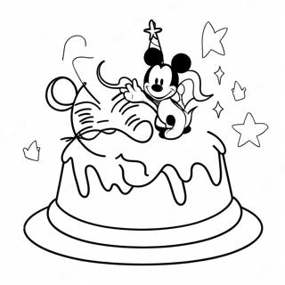 Disney Happy Birthday Coloring Page 65763-52703