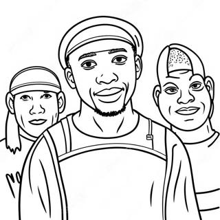 Black People Coloring Page 65793-52724