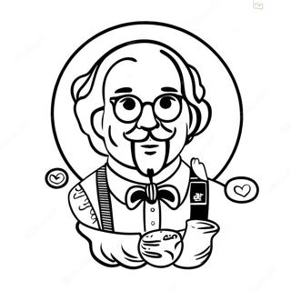 Kfc Logo Coloring Page 65803-52730