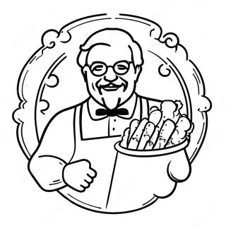 Kfc Logo Coloring Page 65803-52731