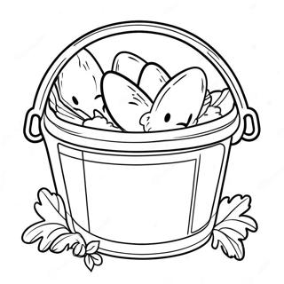 Crispy Chicken Bucket Coloring Page 65804-52733