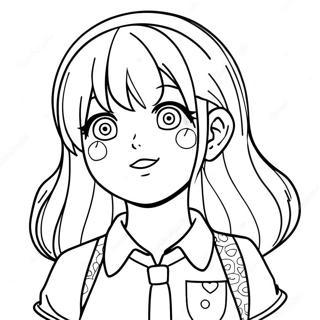 Yandere Simulator Coloring Pages