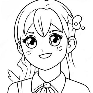 Yandere Simulator Character Coloring Page 65853-52770