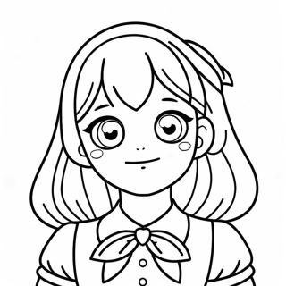 Yandere Simulator Character Coloring Page 65853-52771