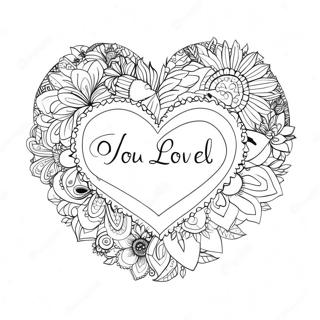 You Are Loved Coloring Pages