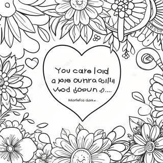 You Are Loved Inspirational Quote Coloring Page 65864-52781