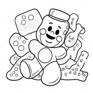 Colorful Sour Patch Candy Coloring Page 65874-52789