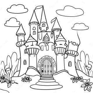 Fairyland Castle Coloring Page 65883-52794