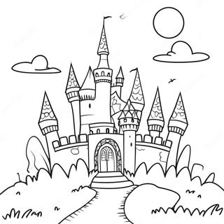 Fairyland Castle Coloring Page 65883-52795