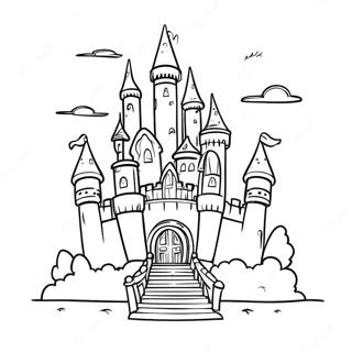 Fairyland Castle Coloring Page 65883-52796