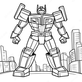 Transformers Barricade Coloring Page 65903-52807