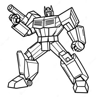 Transformers Barricade Coloring Page 65903-52808