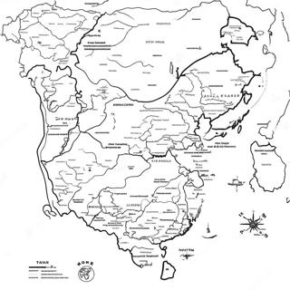 Taiwan Map Coloring Page 65933-52834