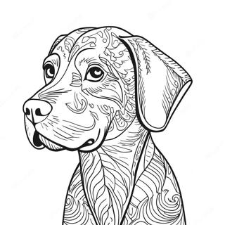 Weimaraner Dog Coloring Page 65953-52851