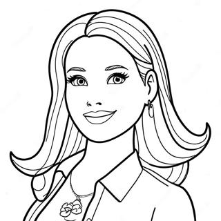 Adventurous Barbie Stacie Coloring Page 65974-52871