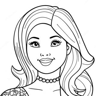 Adventurous Barbie Stacie Coloring Page 65974-52872