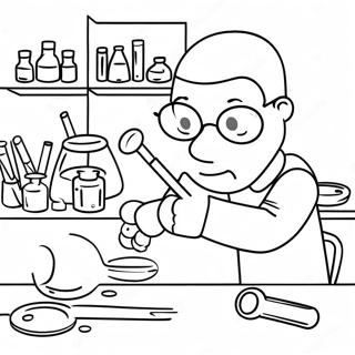 Forensic Science Lab Coloring Page 65983-52878