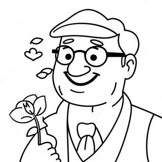 Funny Happy Fathers Day Uncle Coloring Page 66014-52902