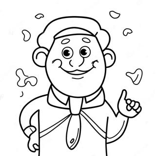 Funny Happy Fathers Day Uncle Coloring Page 66014-52904